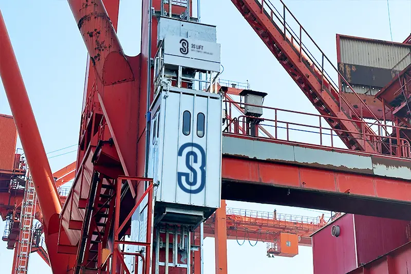 3S LIFT Industrial Elevator's solution for a thermal power plant in China