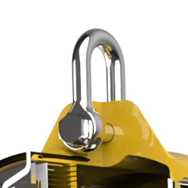 D shackle material: 316 stainless steel