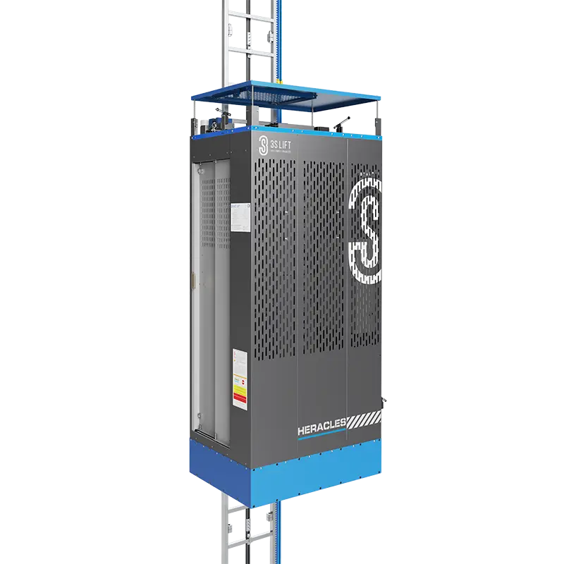 HERACLES RACK AND PINION LADDER-GUIDED SERVICE LIFT