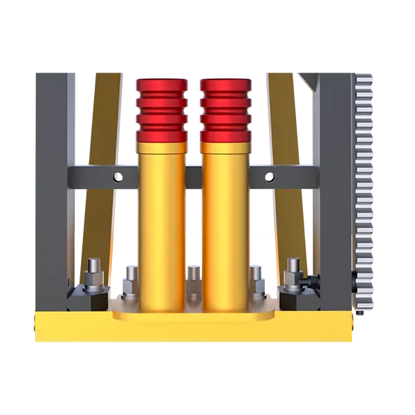 Lower anti impact bottom device
