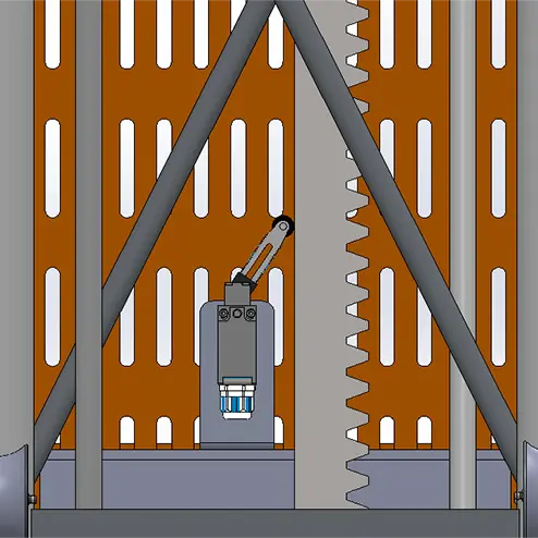 Rack detection switch