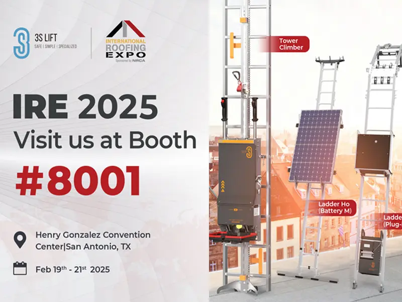 Welcome to 3S LIFT's February 2025 IRE in Texas at booth #8001