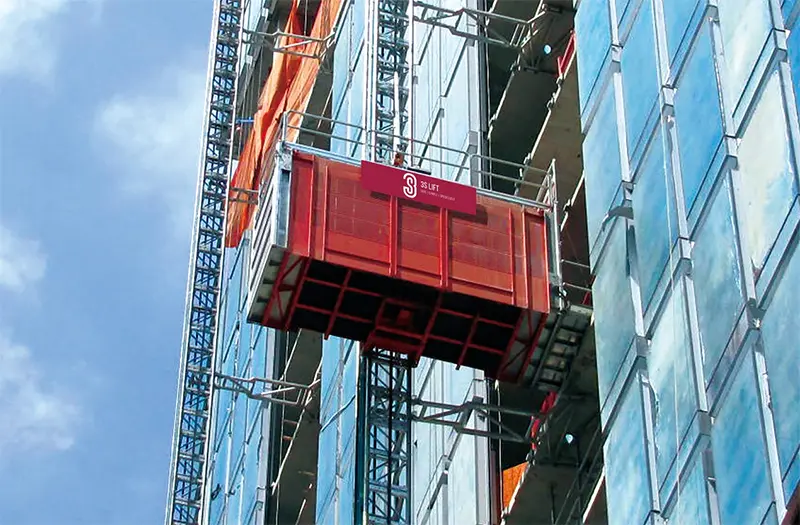 3S Construction Hoists at the construction sites